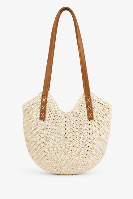 Crochet Off-white Bag-11
