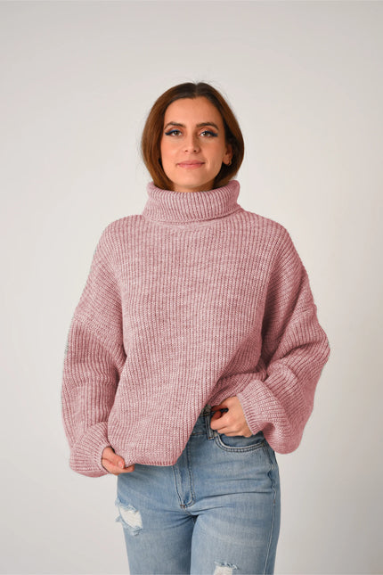 Comfy Turtle Neck Pink