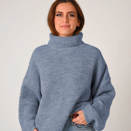 Comfy Turtle Neck Indigo
