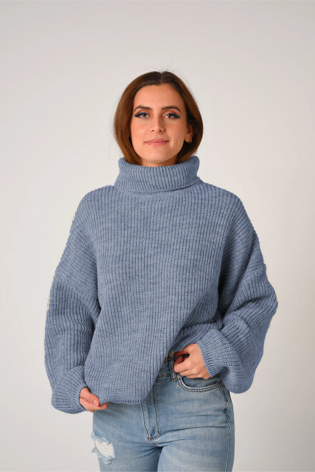 Comfy Turtle Neck Indigo