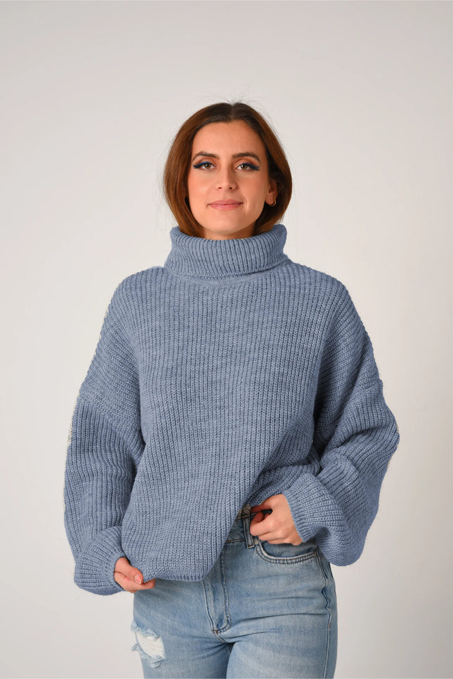 Comfy Turtle Neck Indigo