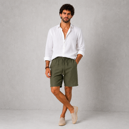 Men's Linen Shorts