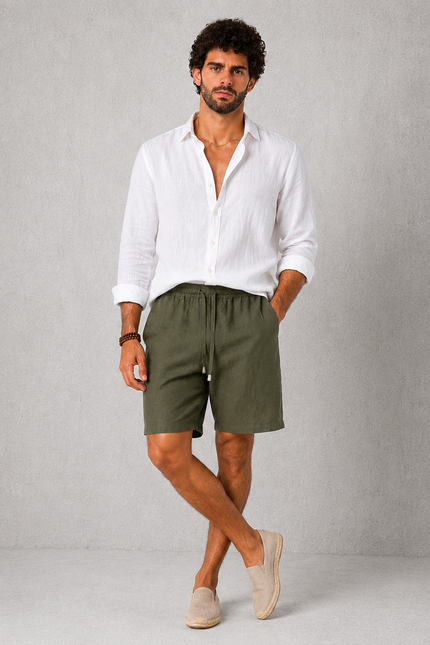 Men's Linen Shorts