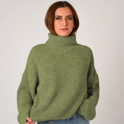 Comfy Turtle Neck Olive Green