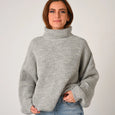 Comfy Turtle Neck Glacier Grey