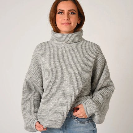 Comfy Turtle Neck Glacier Grey
