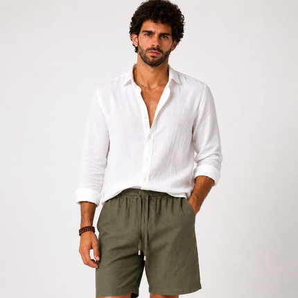 Men's Linen Shorts