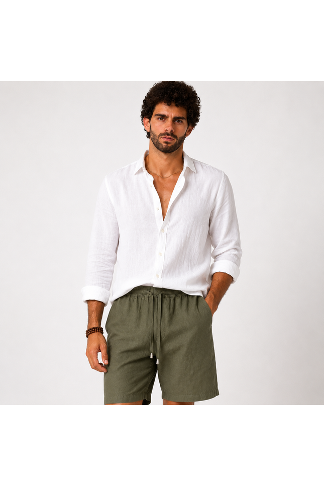 Men's Linen Shorts