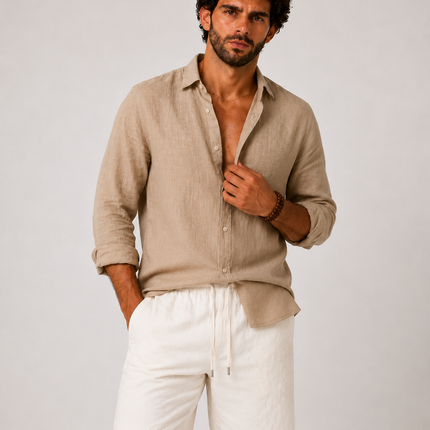 Men's Linen Shorts