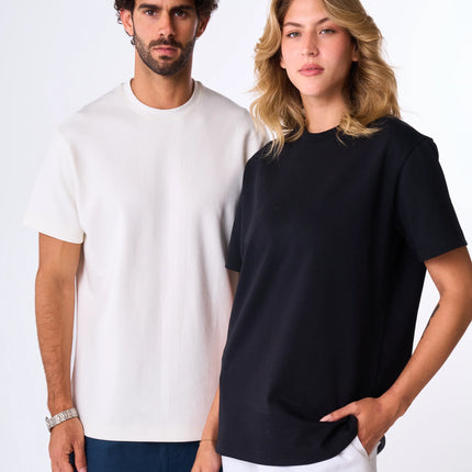 White premium Cotton T-shirt For Her