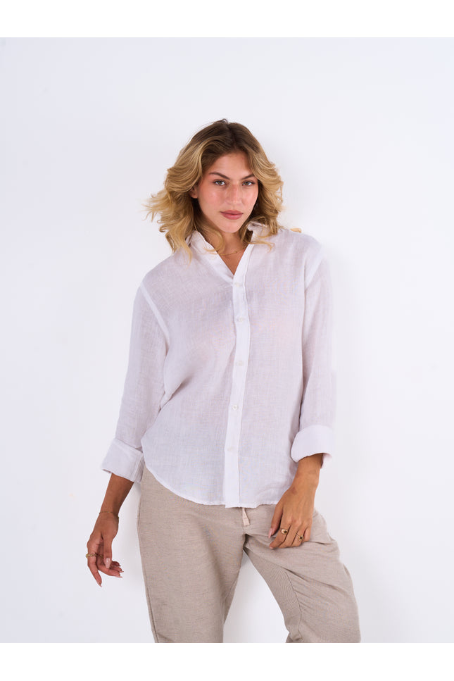 Women's Beige Linen Pants