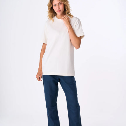 Women's Navy Linen Pants