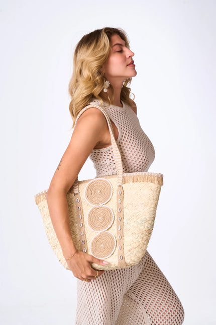 Straw Tote - standard - Bag