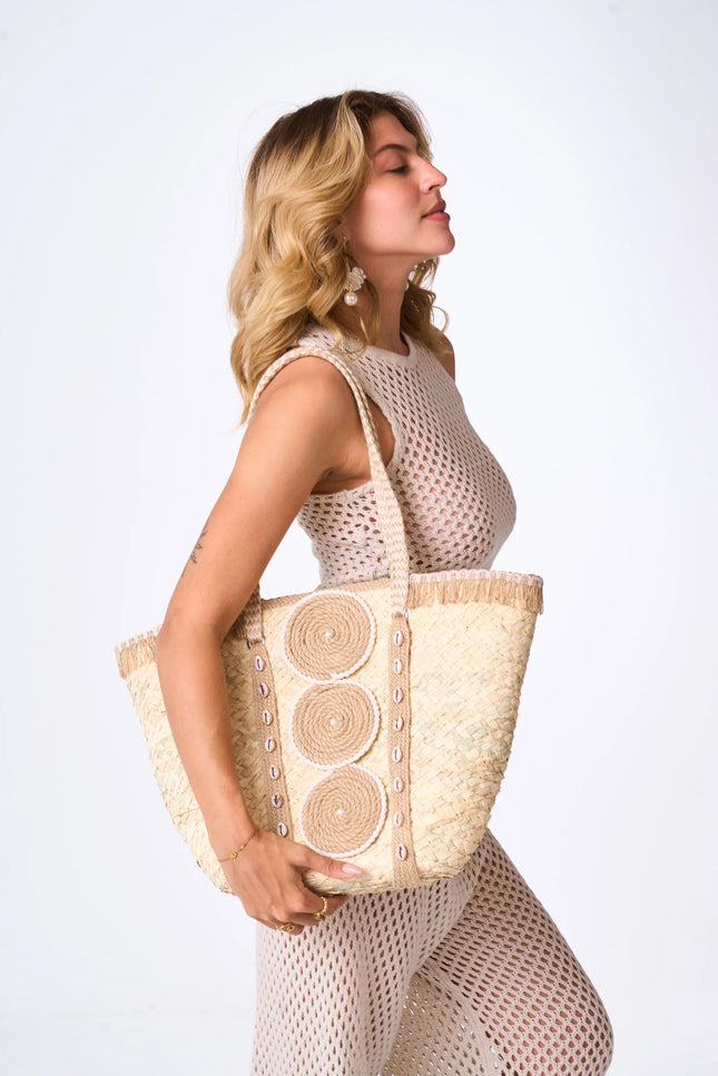 Straw Tote - standard - Bag