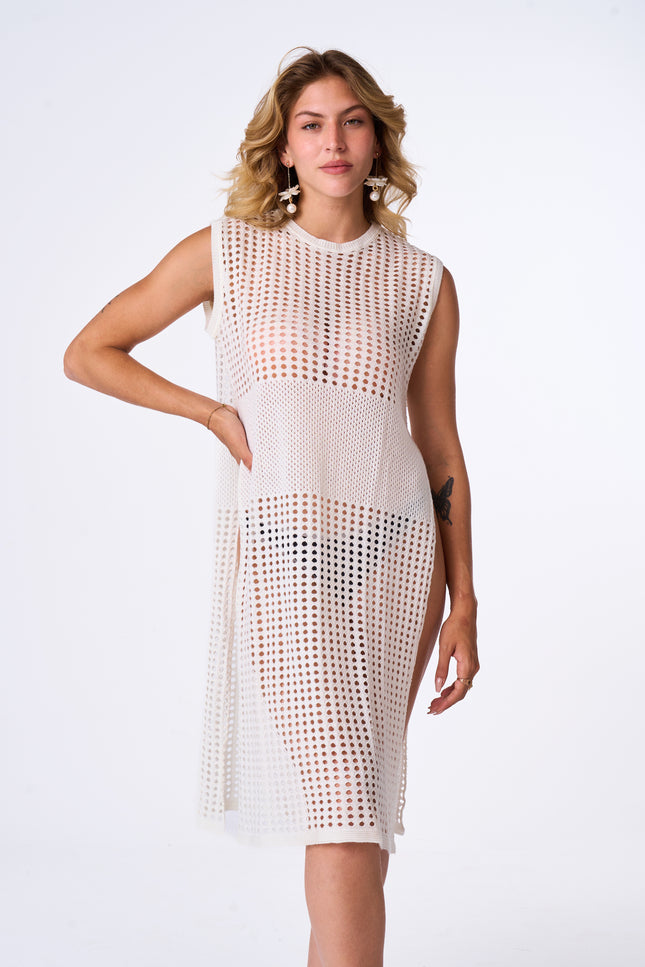Off-White knitted Beach Dress