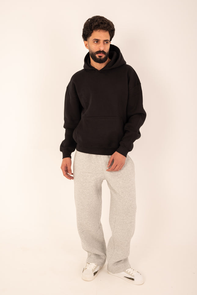 Black Oversize Fit Hoodie