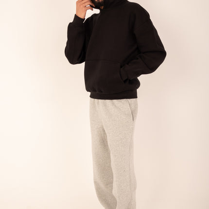Black Oversize Fit Hoodie