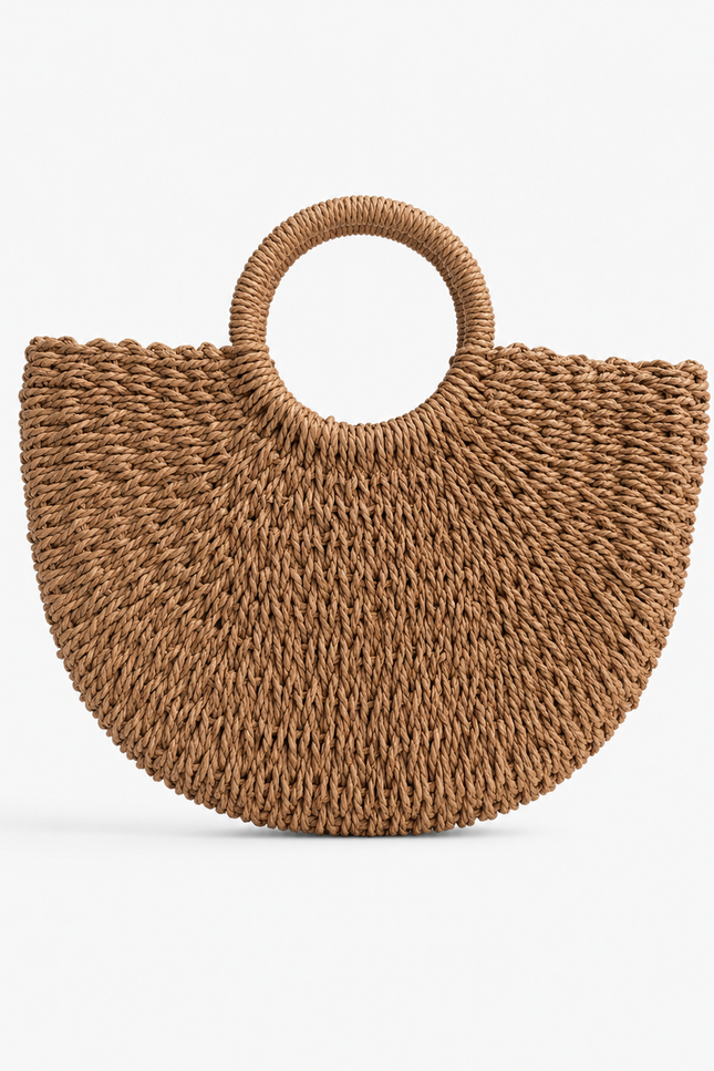 Straw Brown Bag-13