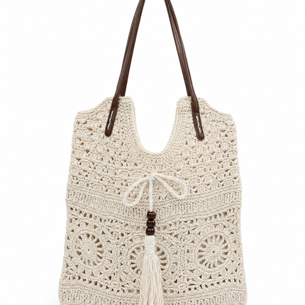 Crochet Off-White Bag-12/1
