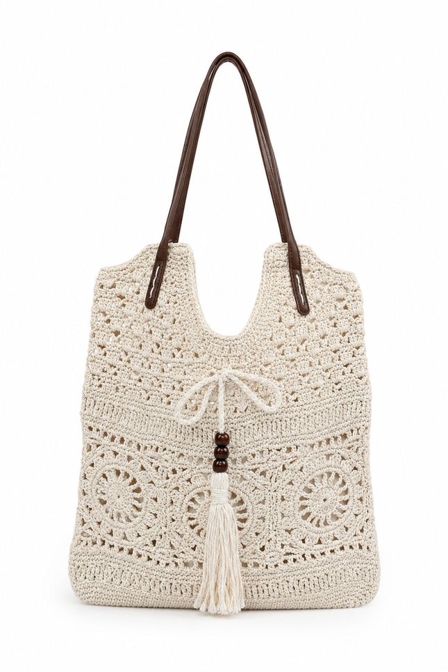 Crochet Off-White Bag-12/1
