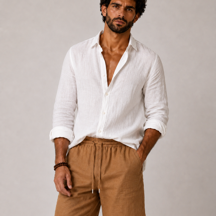 Men's Linen Shorts