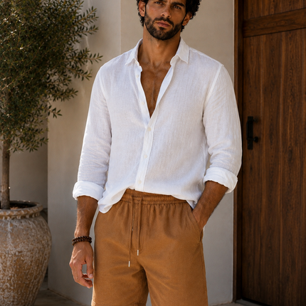 Men's Linen Shorts