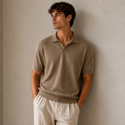 Swiss knitted Moca Polo