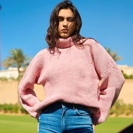 Comfy Turtle Neck Pink