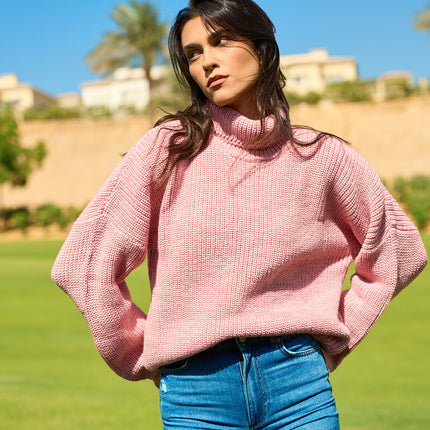 Comfy Turtle Neck Pink