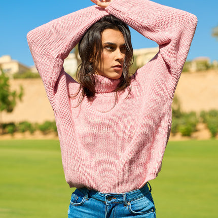 Comfy Turtle Neck Pink