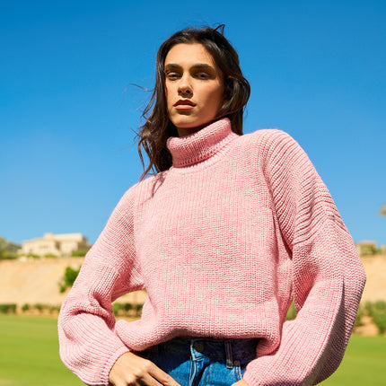 Comfy Turtle Neck Pink