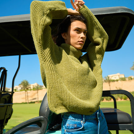 Comfy Turtle Neck Olive Green