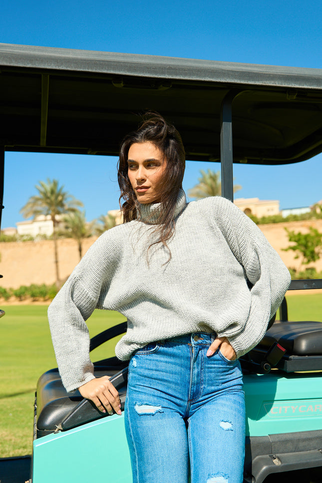 Comfy Turtle Neck Grey