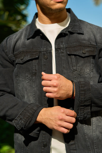 Black Denim Jacket