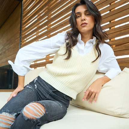 Cut Off Pastel Cream