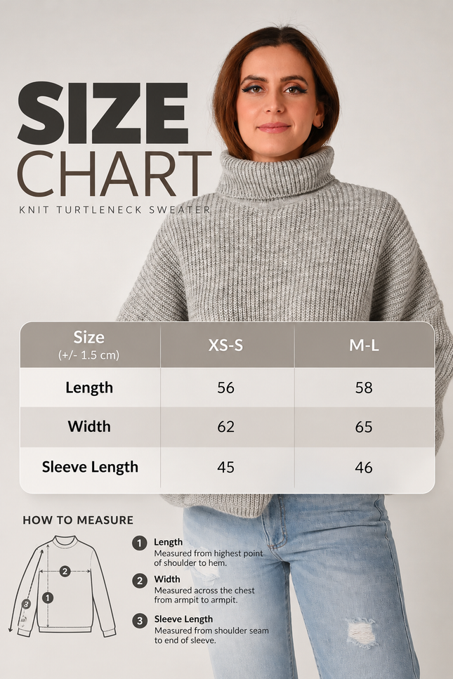 Comfy Turtle Neck Indigo