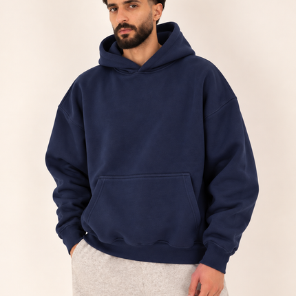 Navy Oversize Fit Hoodie