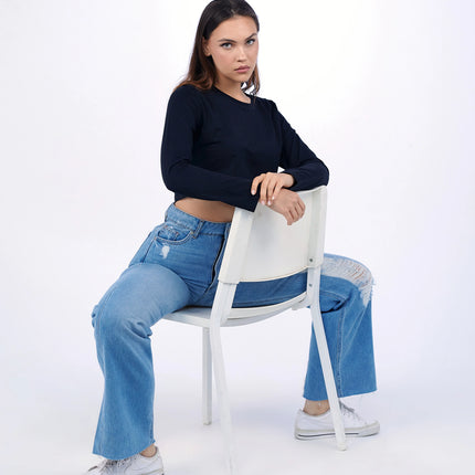 LU Boyfriend Chambray Blue
