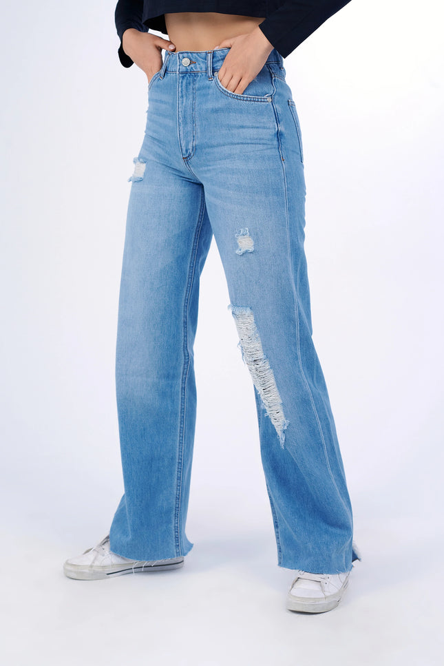 LU Boyfriend Chambray Blue