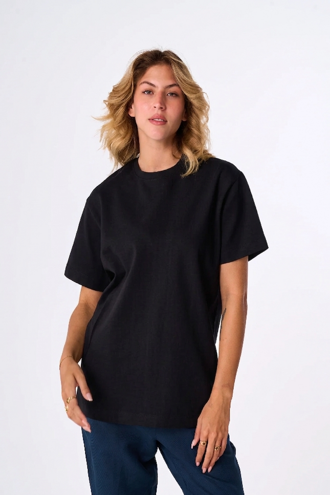 Black premium Cotton T-shirt For Her